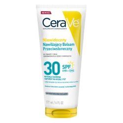 CeraVe Niewidoczny balsam przeciwsłoneczny do twarzy i ciała SPF30, 177 ml