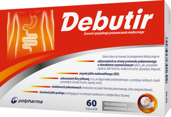 Debutir, maślan sodu, 60 kapsułek 