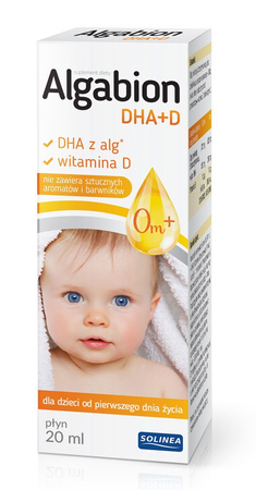 Algabion DHA+D, płyn, 20 ml