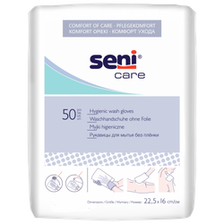 Seni Care, myjki niepodfoliowane, 50 sztuk
