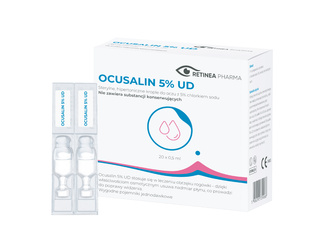 Ocusalin 5% UD, krople do oczu, 20 minimsów