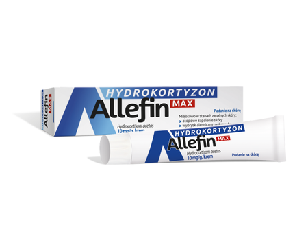 Hydrokortyzon Allefin Max 10 mg/5 g (dawniej Hydrokortyzon Max) krem 15 g