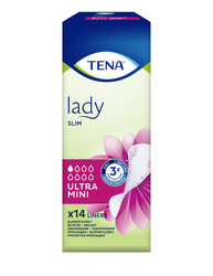 WKŁADKI UROLOGICZNE TENA LADY ULTRA MINI 14SZTUK