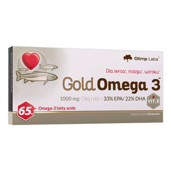 Olimp Gold Omega 3 1000 mg, 60 kapsułek