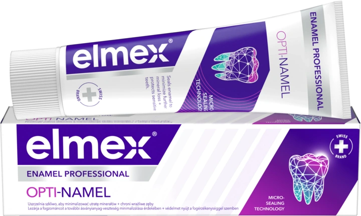 COLGATE-PALMOLIVE MANUFACTURING Elmex, professionell schützend Zahnpasta, Opti-Namel, 75 ml — Inhaltsstoffe und Bewertung