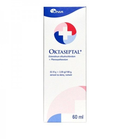 Oktaseptal, aerozol na skórę, 60 ml