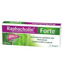 Raphacholin Forte 250 mg, 10 tabletek